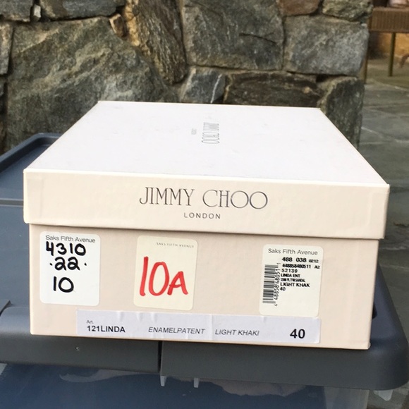 Jimmy Choo Linda Gold Platform Sandal Heels - Picture 10 of 10